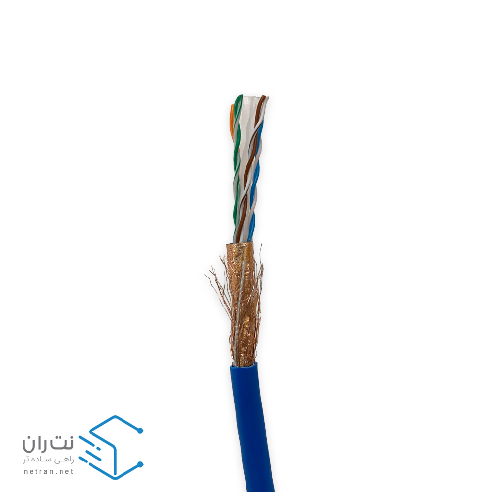 کابل شبکه لگراند Cat6 SFTP تمام مس بدون تست فلوک روکش PVC حلقه 500 متری-2